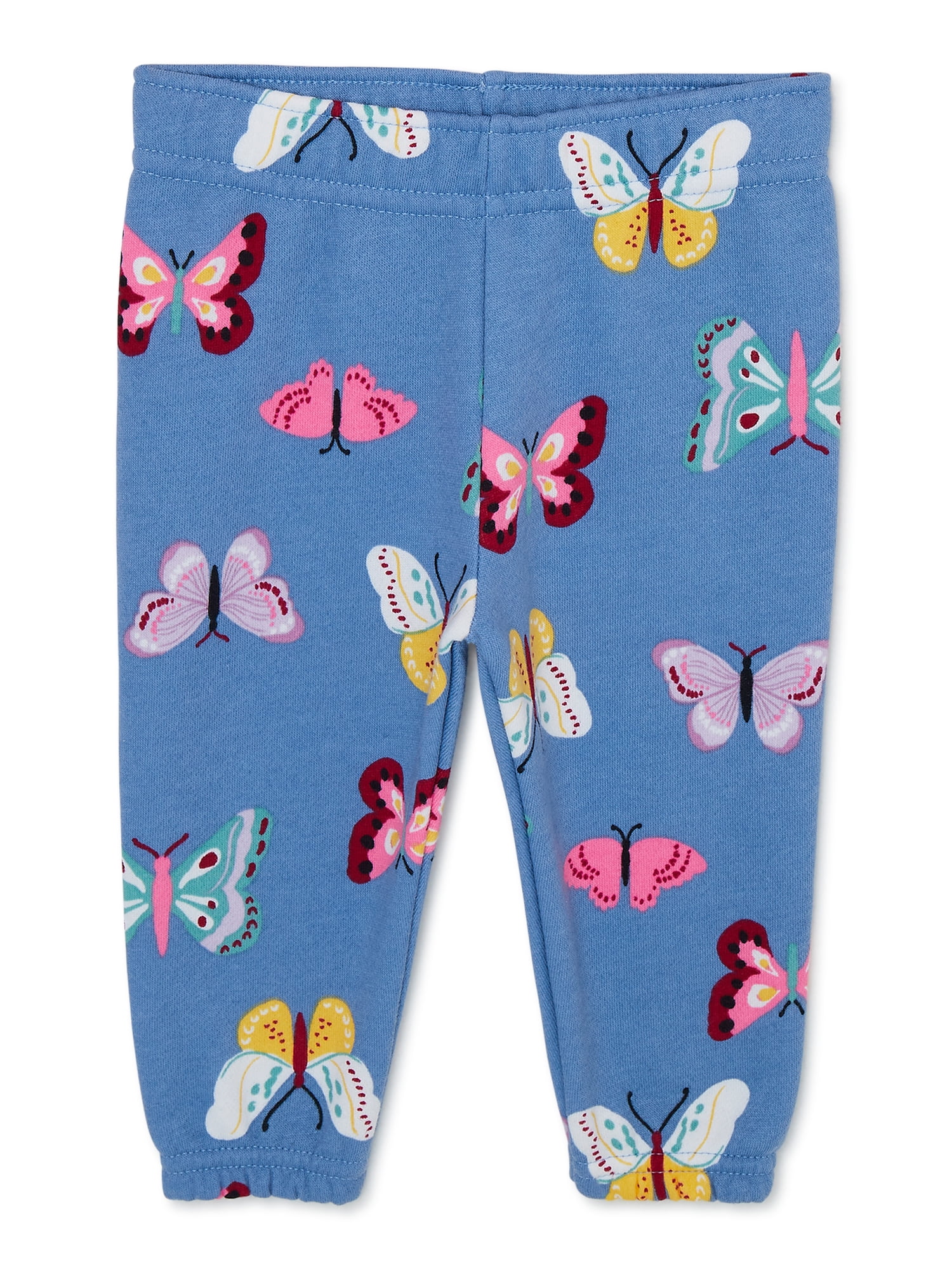 Garanimals Baby Girl Print Fleece Joggers, Size 624 Months