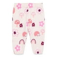 thumbnail image 1 of Garanimals Baby Girl Print Fleece Joggers, Sizes 6-/9 Months - 24 Months, 1 of 3