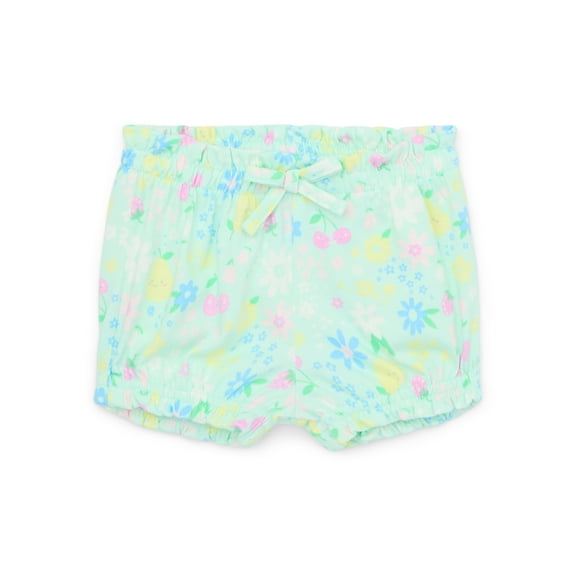 Garanimals Baby Girl Print Ruffle Bubble Shorts, Sizes 0-24 Months