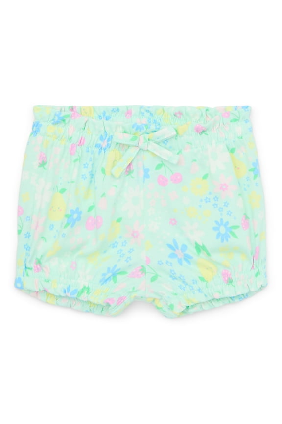 Baby Girl Print Ruffle Bubble Shorts, Sizes 0-24 Months
