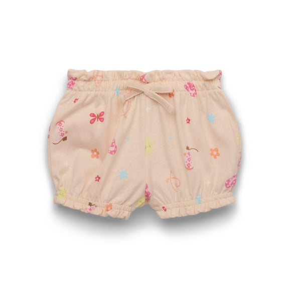 Garanimals Baby Girl Print Ruffle Bubble Shorts, Sizes 0-24 Months