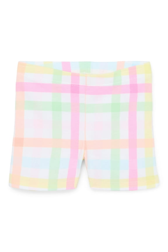 Baby Girl Printed Jersey Bike Shorts, Sizes 0-24 Months