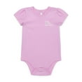 thumbnail image 1 of Garanimals Newborn Baby Boy, Girl & Unisex Cotton Short Sleeve Bodysuits, Sizes 0–24 Months, Single & 4-Pack, 1 of 3