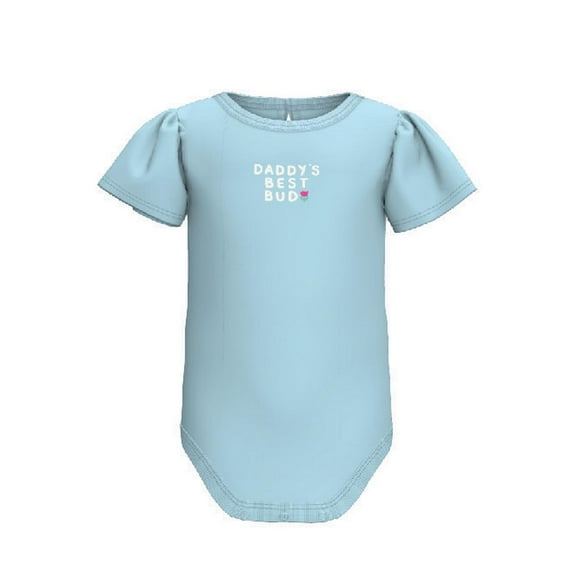 Garanimals Baby Girl Puff Cap Sleeve Graphic Bodysuit, Sizes 0-24 Months