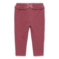 thumbnail image 1 of Garanimals Baby Girl Ruffle Bow Pointelle Legging, Sizes 0-24 Months, 1 of 3