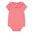thumbnail image 1 of Garanimals Baby Girl Ruffle Collar Pointelle Bodysuit, Sizes 0-24 Months, 1 of 3