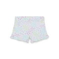 thumbnail image 1 of Garanimals Baby Girl Ruffle Edge Printed Rib Shorts, Sizes 0-24 Months, 1 of 3
