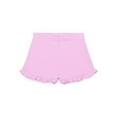 thumbnail image 1 of Garanimals Baby Girl Rib Ruffle Edge Shorts, Sizes 0-24 Months, 1 of 3