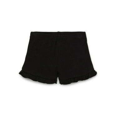 Garanimals Baby Girl Rib Ruffle Edge Shorts, Sizes 0-24 Months
