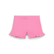 Garanimals Baby Girl Rib Ruffle Edge Shorts, Sizes 0-24 Months