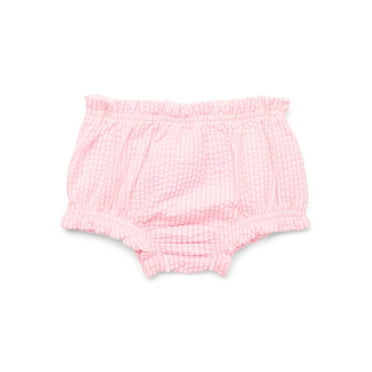 Garanimals Baby Girl Seersucker Ruffle Bloomer Shorts, Sizes 0-24 Months
