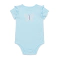 thumbnail image 1 of Garanimals Newborn Baby Boy, Girl & Unisex Cotton Short Sleeve Bodysuits, Sizes 0–24 Months, Single & 4-Pack, 1 of 4