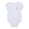 thumbnail image 1 of Garanimals Newborn Baby Boy, Girl & Unisex Cotton Short Sleeve Bodysuits, Sizes 0–24 Months, Single & 4-Pack, 1 of 5