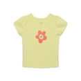 thumbnail image 1 of Garanimals Baby Girl Short Sleeve Scallop Neck Embroidered T-Shirt, Sizes 0-24 Months, 1 of 3