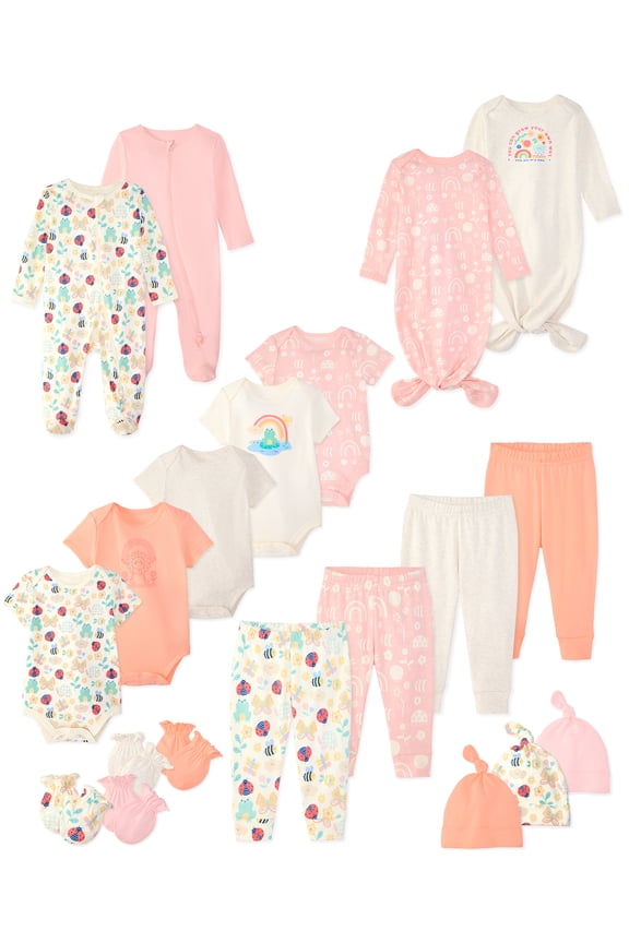 Newborn Baby Boys & Girls Cotton Gift Set, Sizes Newborn-6/9 Months, 20-Piece​