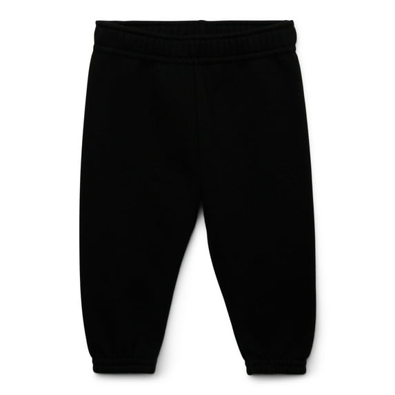 Garanimals Baby Girl Solid Fleece Joggers, Sizes 6-/9 Months - 24 Months