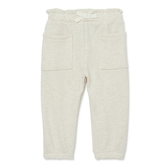 Garanimals Baby Girl Solid Terry Joggers, Sizes 0/3Months-24Months