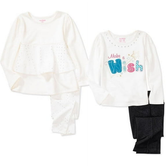 Garanimals - Baby Girls' 4-Piece Mix and Match Set