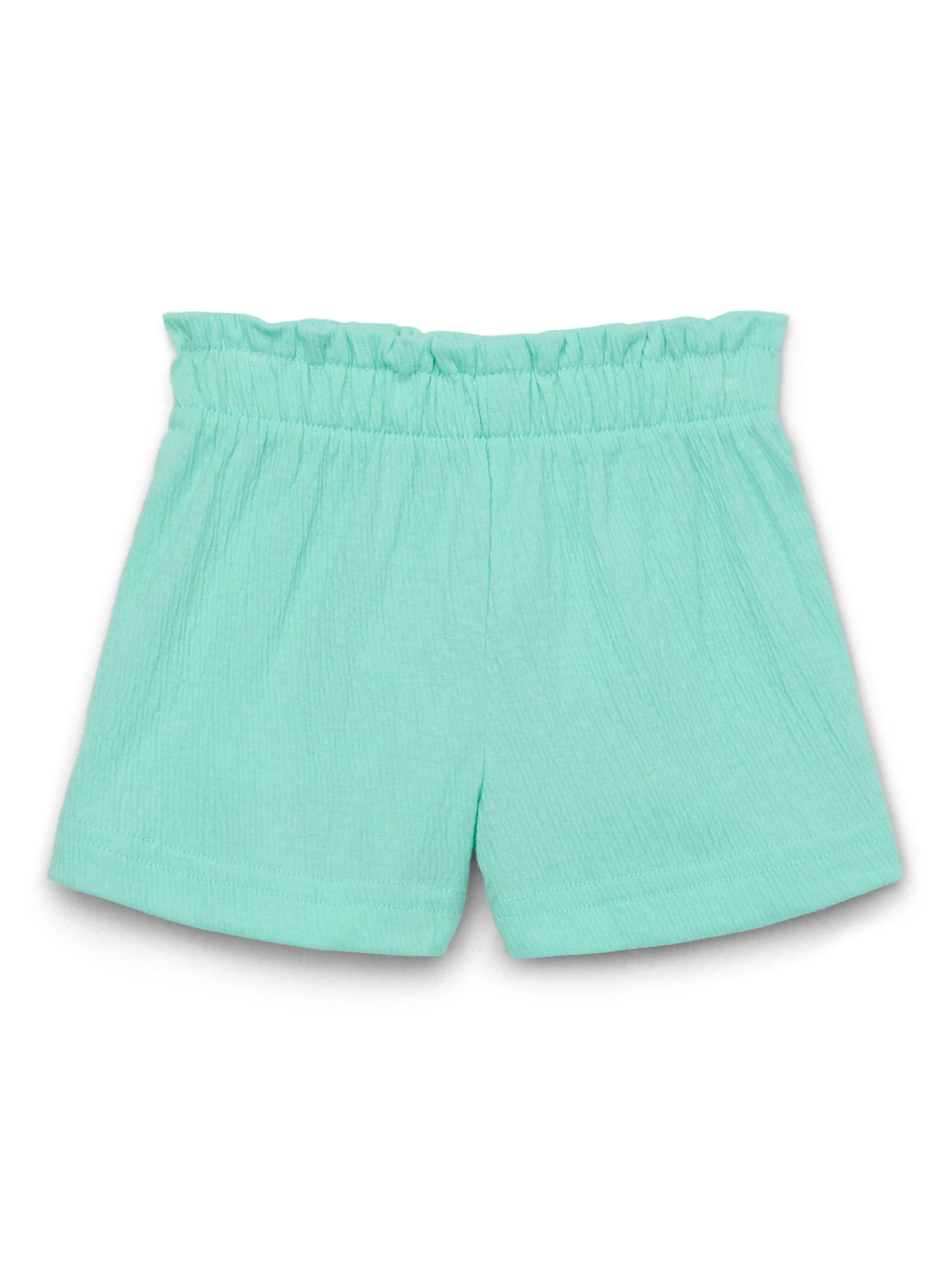 Garanimals Baby Girls Crinkle Jersey Paper Bag Waist Shorts, Sizes 0-24M