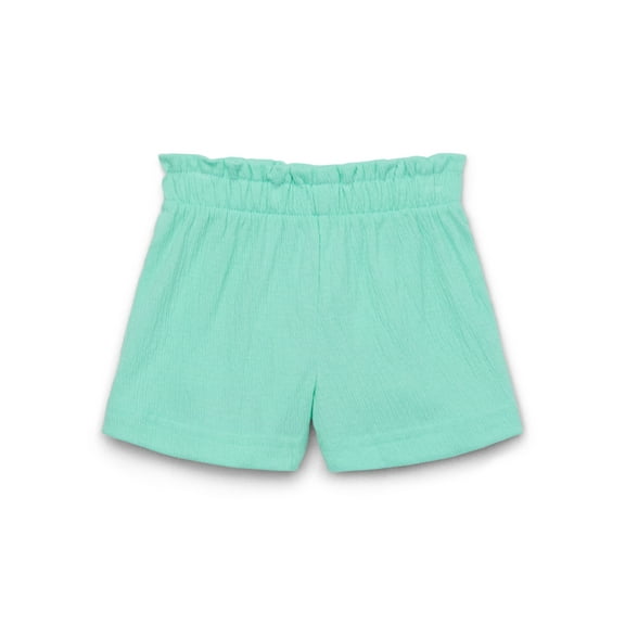 Garanimals Baby Girls Crinkle Jersey Paper Bag Waist Shorts, Sizes 0-24M