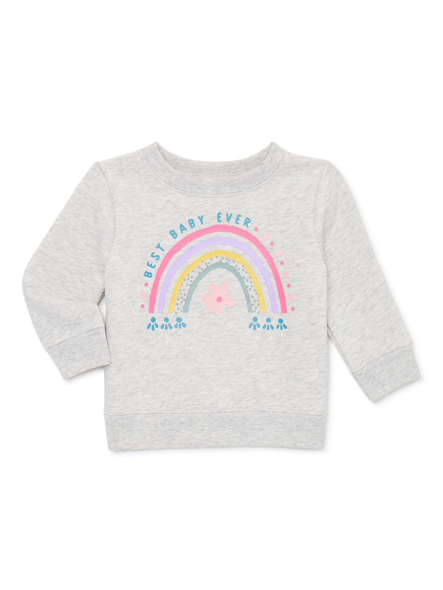 Garanimals Baby Girls Graphic Fleece Top, Sizes 69 Months 24 Months