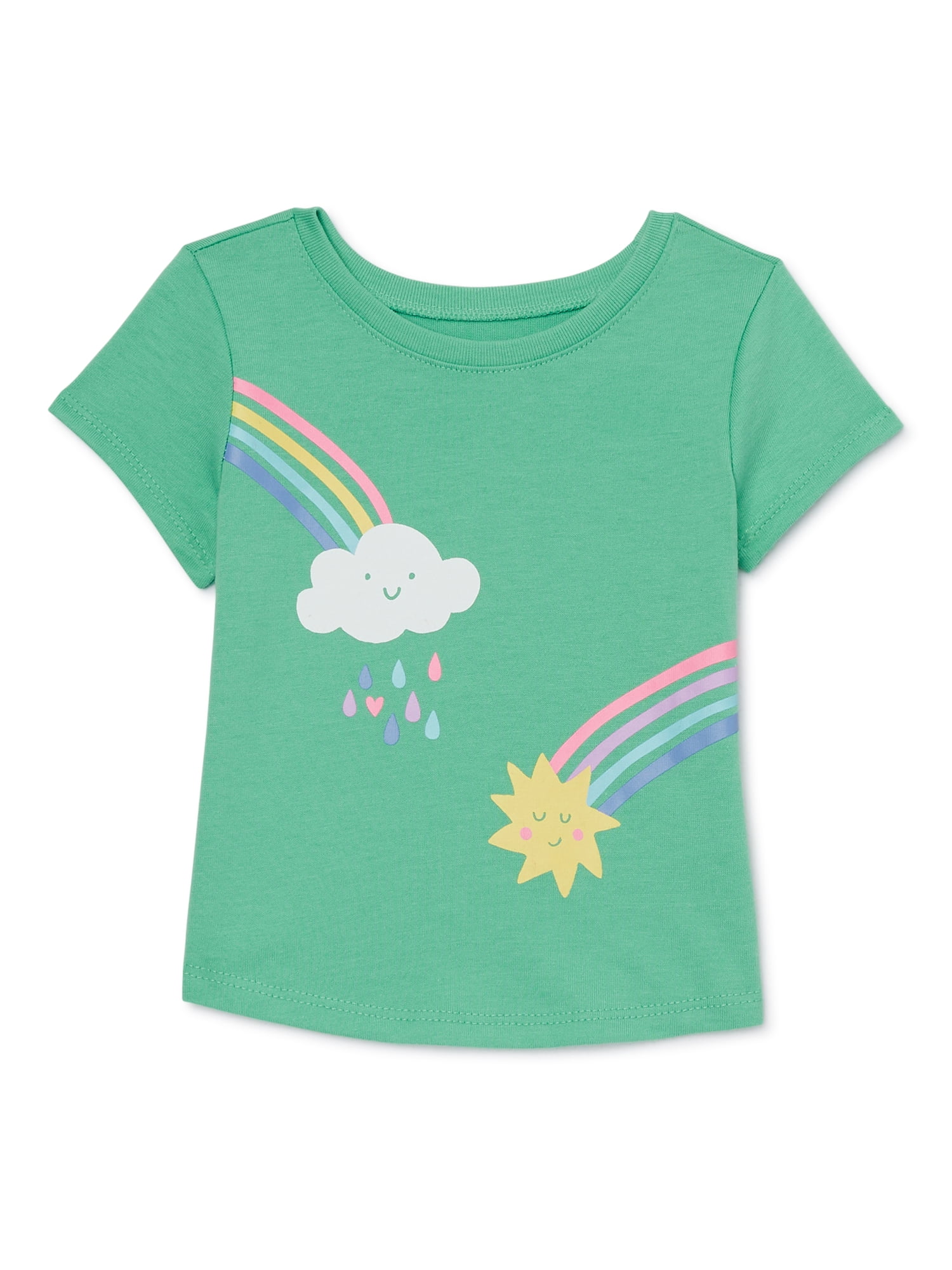 Garanimals Baby Girls Graphic Tee With Short Sleeves Sizes 0 24M garanimals-baby-girls-graphic-tee-with-short-sleeves-sizes-0-24m