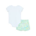 thumbnail image 1 of Garanimals Baby Girls Pointelle Bodysuit & Ruffle Bubble Shorts Set, 2-Piece, Sizes 0M-24M, 1 of 4