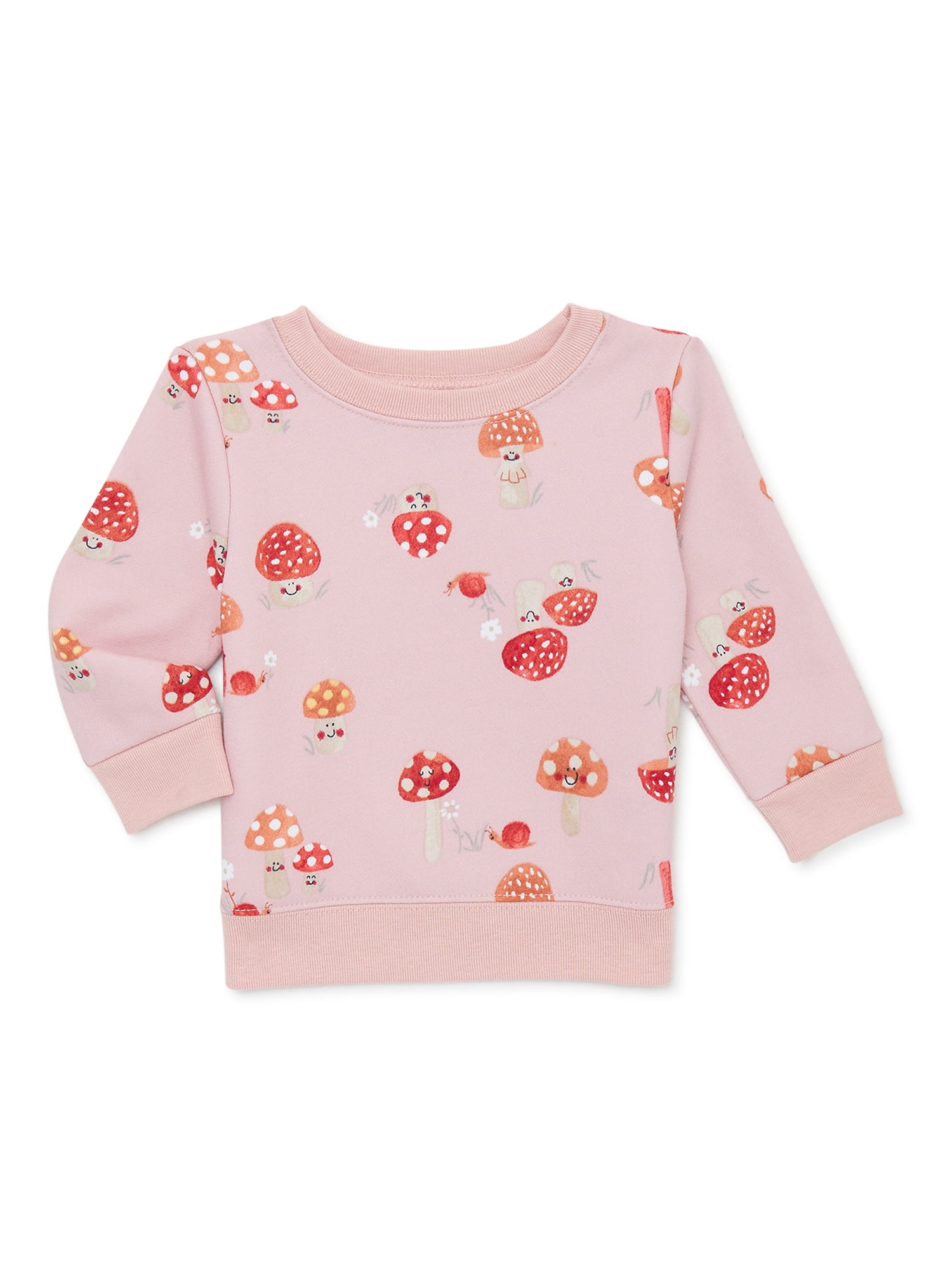 Garanimals Baby Girls Print Fleece Top, Sizes 69 Months24 Months