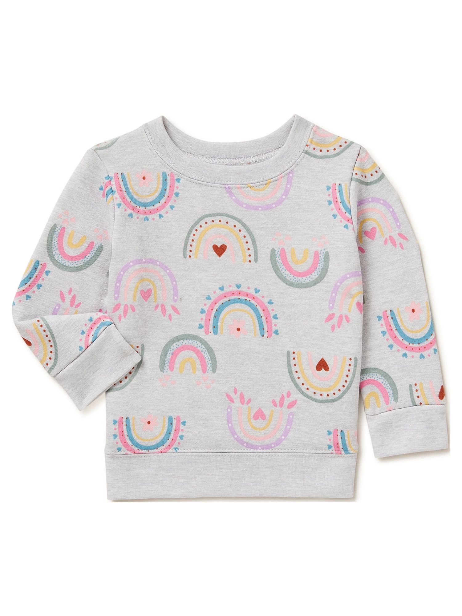 Garanimals Baby Girls Print Fleece Top, Sizes 6-9 Months-24 Months ...