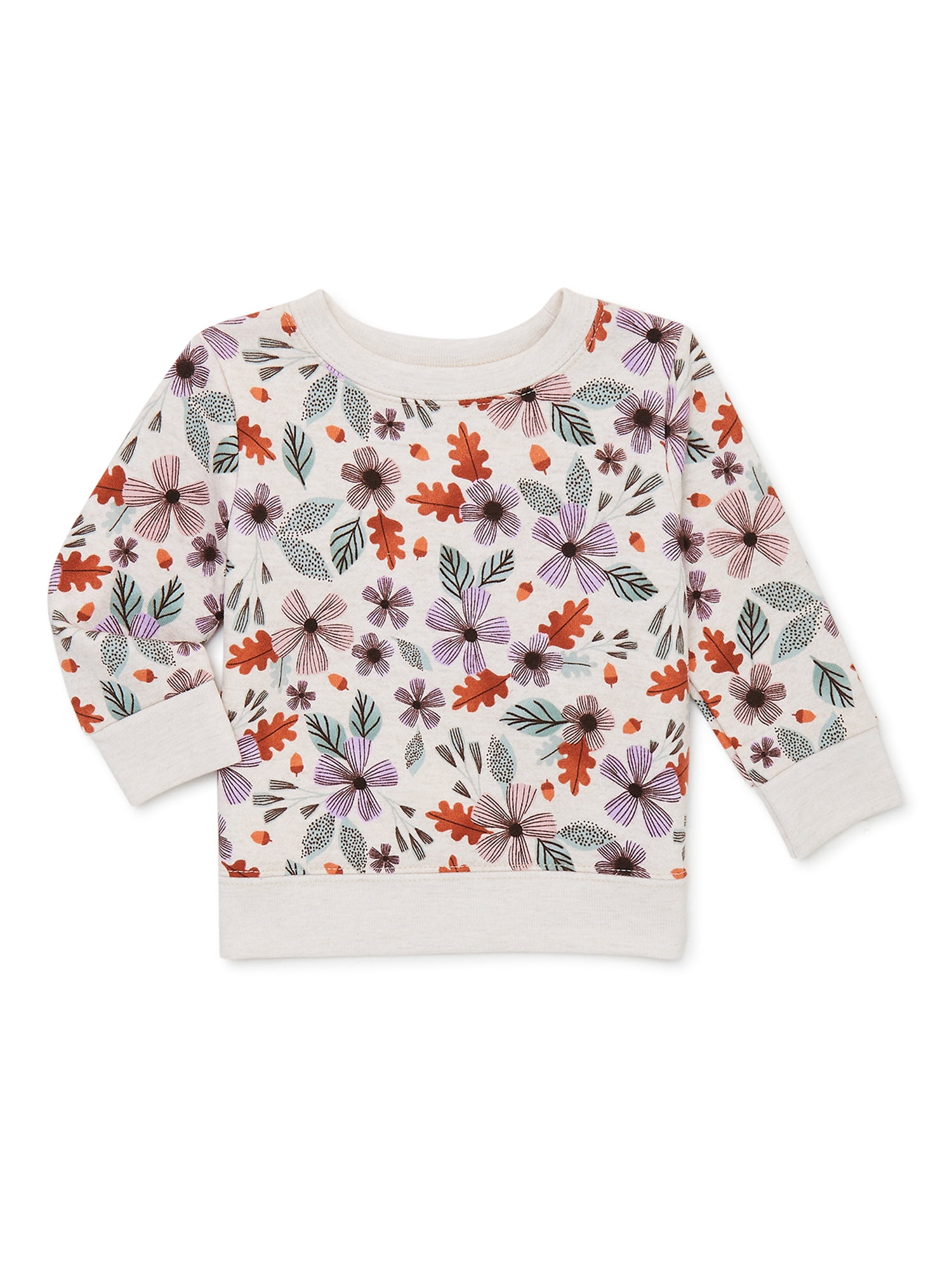 Garanimals Baby Girls Print Fleece Top, Sizes 69 Months24 Months