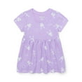 thumbnail image 1 of Garanimals Baby Girl Short Sleeve Print Jersey Dress, Sizes 0-24 Months, 1 of 3