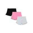 thumbnail image 1 of Garanimals Baby Girls Ribbed Shorts with Ruffle-Trim, 3-Pack, Sizes 0-24 Months, 1 of 4