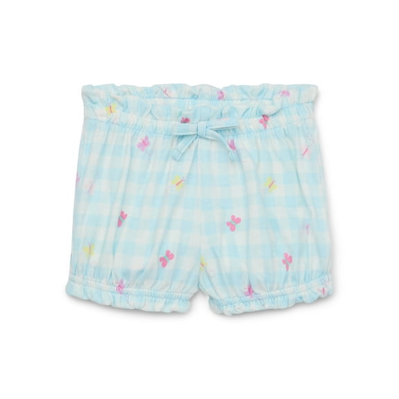 Garanimals Baby Girl Print Ruffle Bubble Shorts, Sizes 0-24 Months