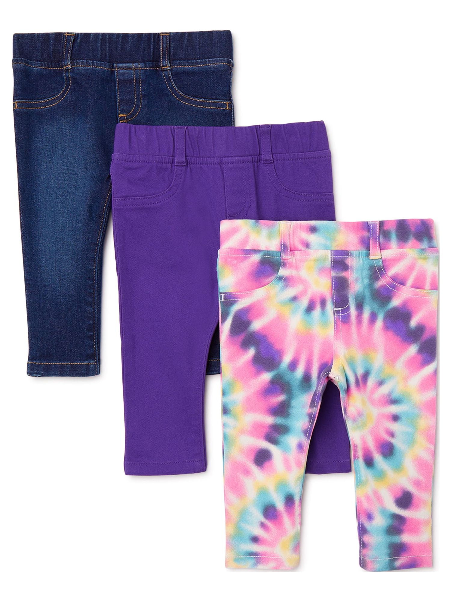 Garanimals Baby Girls' Skinny Jeans, 3Pack