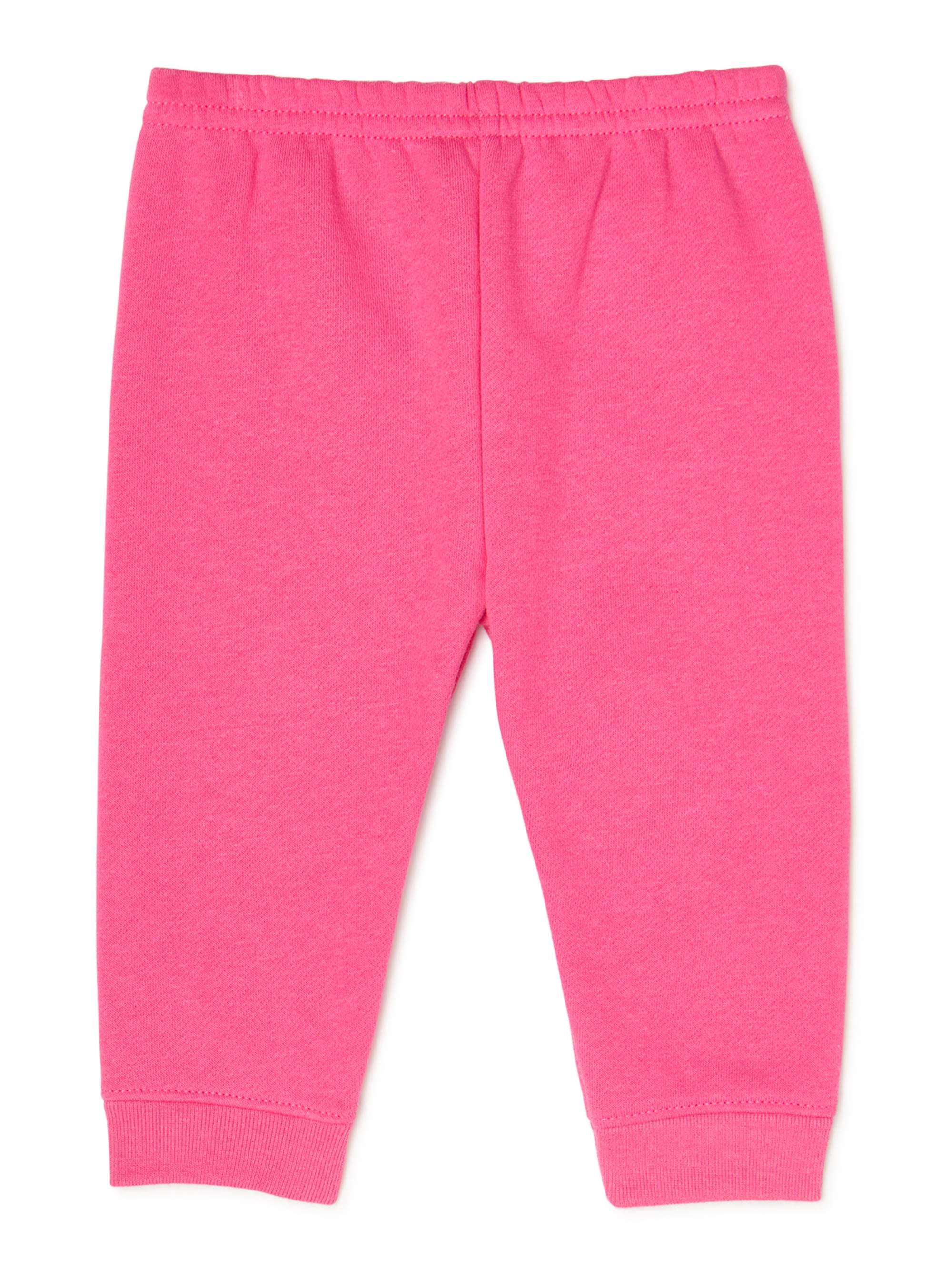 Garanimals Baby Girls' Solid Fleece Pants