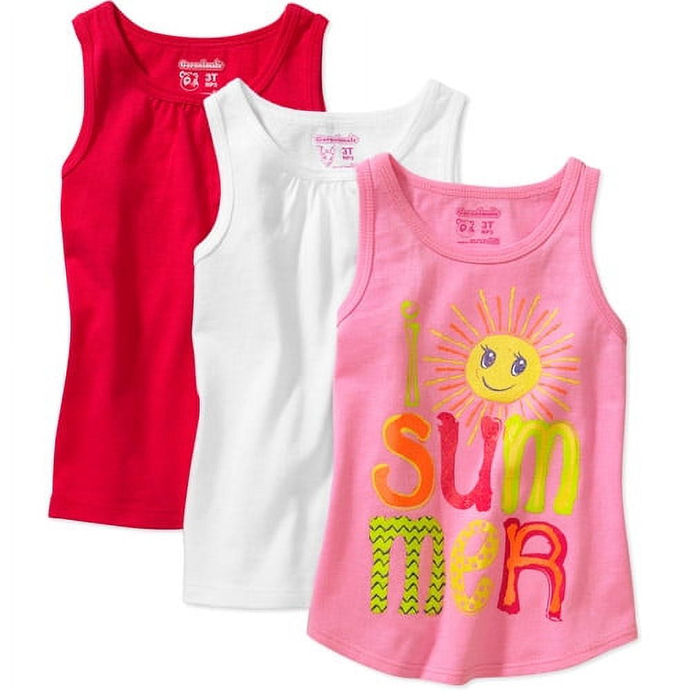 Garanimals Baby Girls' Tank Tops, 3Pack