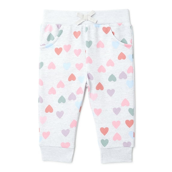 Garanimals Baby Girls Twill Pant, Sizes 0 Month - 24 Month