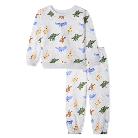 Garanimals Baby & Toddler Boys Fleece Outfit Set, Sweatshirt & Sweatpants, Sizes 0-6T