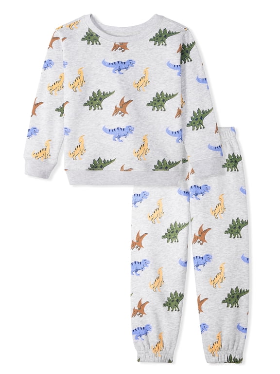 Baby & Toddler Boys Fleece Outfit Set, Sweatshirt & Sweatpants, Sizes 0-6T