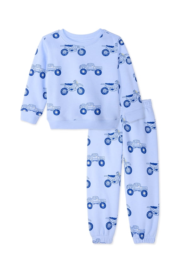 Baby & Toddler Boys Fleece Outfit Set, Sweatshirt & Sweatpants, Sizes 0-6T