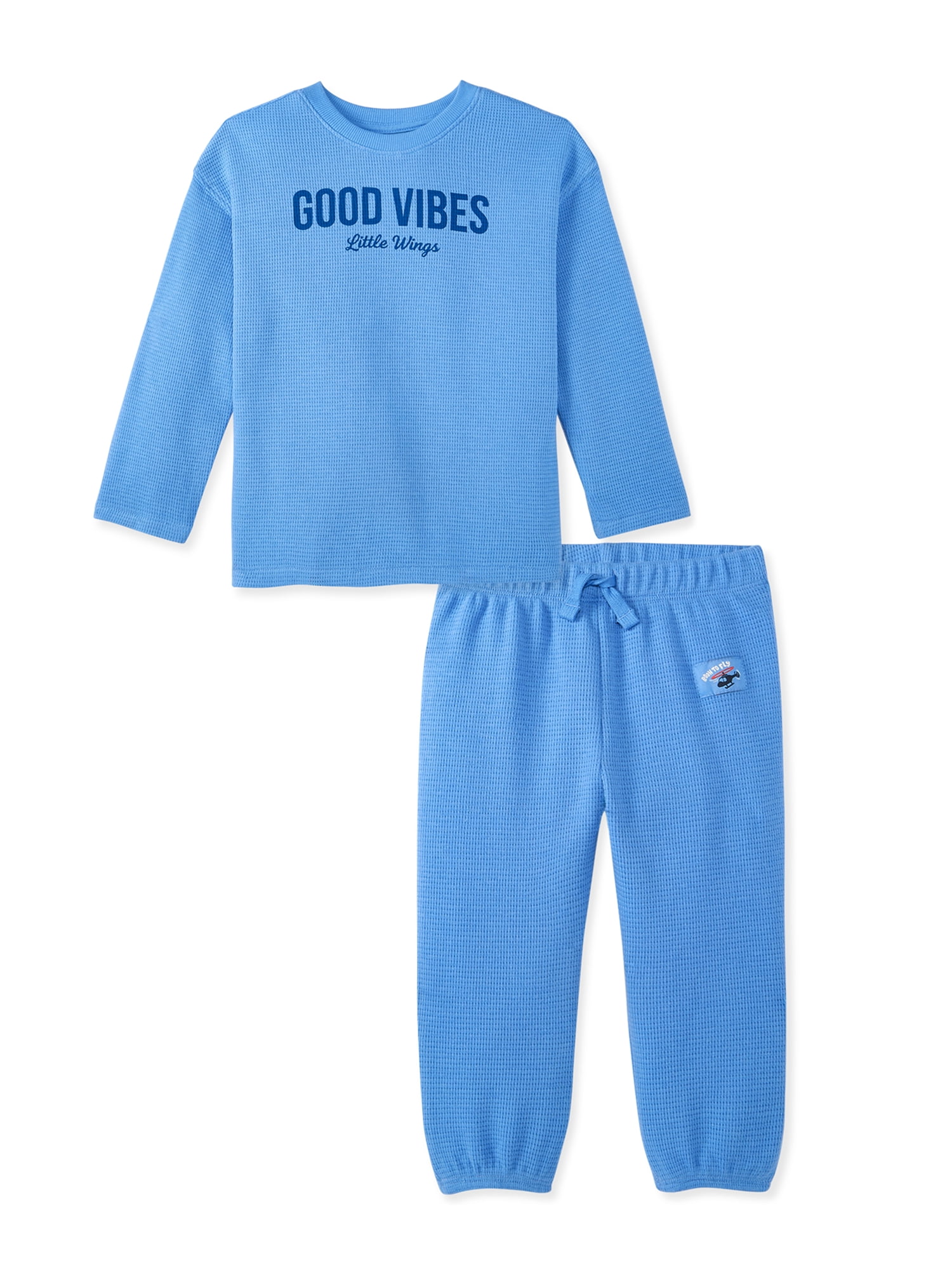 Garanimals Baby & Toddler Boy Outfit Set, Waffle Knit Thermal, Sizes 0-6T