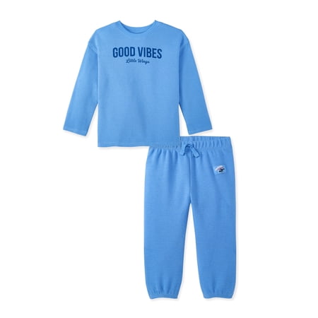 Garanimals Baby & Toddler Boy Outfit Set, Waffle Knit Thermal, Sizes 0-6T