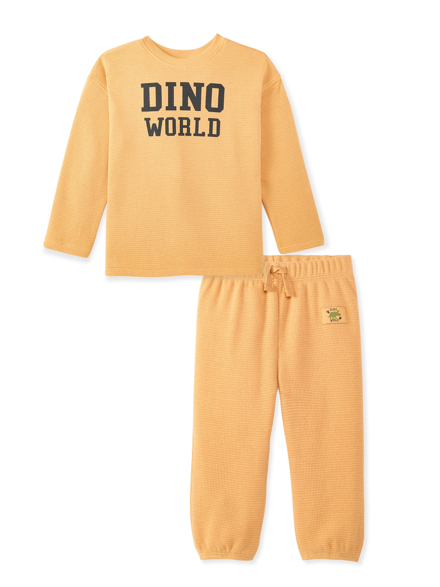 Garanimals Baby & Toddler Boy Outfit Set, Waffle Knit Thermal, Sizes 0-6T