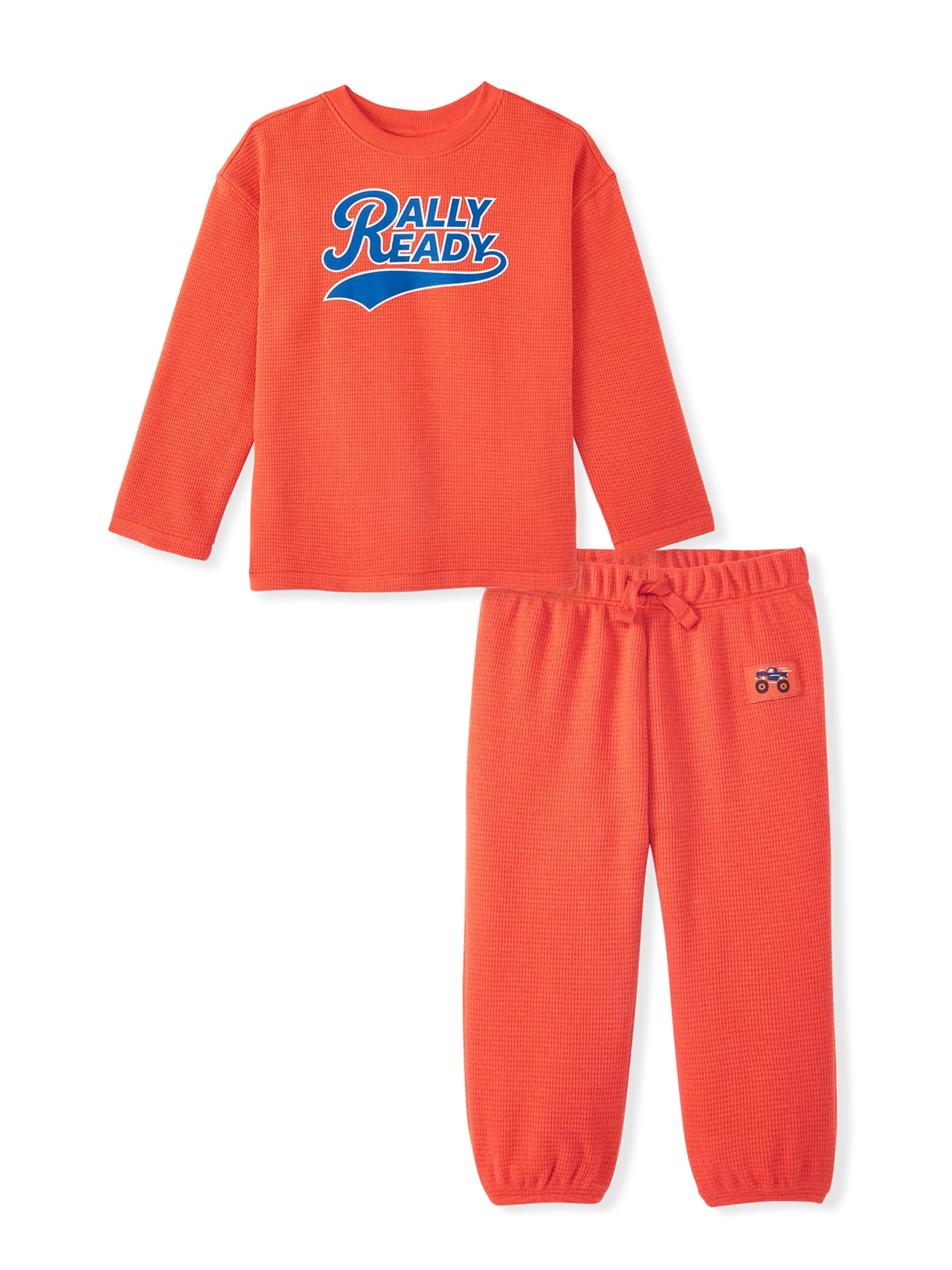 Garanimals Baby & Toddler Boy Outfit Set, Waffle Knit Thermal, Sizes 0-6T