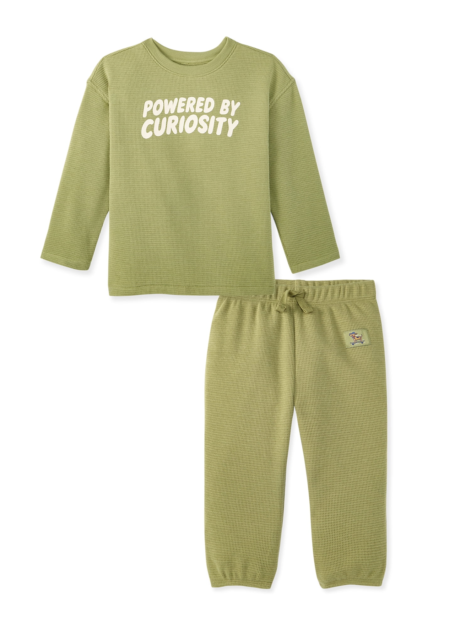 Garanimals Baby & Toddler Boy Outfit Set, Waffle Knit Thermal, Sizes 0-6T