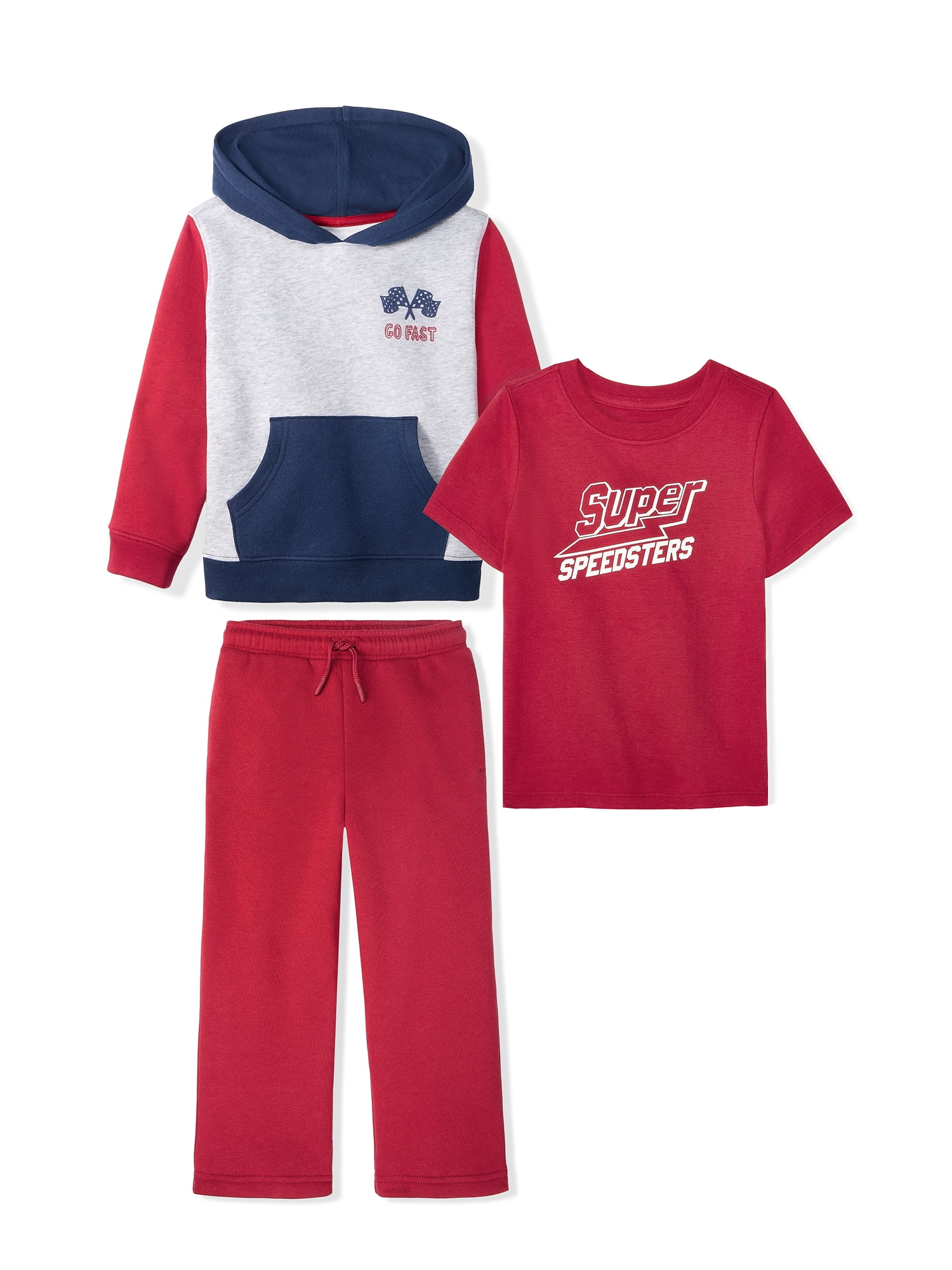 Garanimals Baby & Toddler Boy 3-Piece Outfit Set, Sizes 0-6T