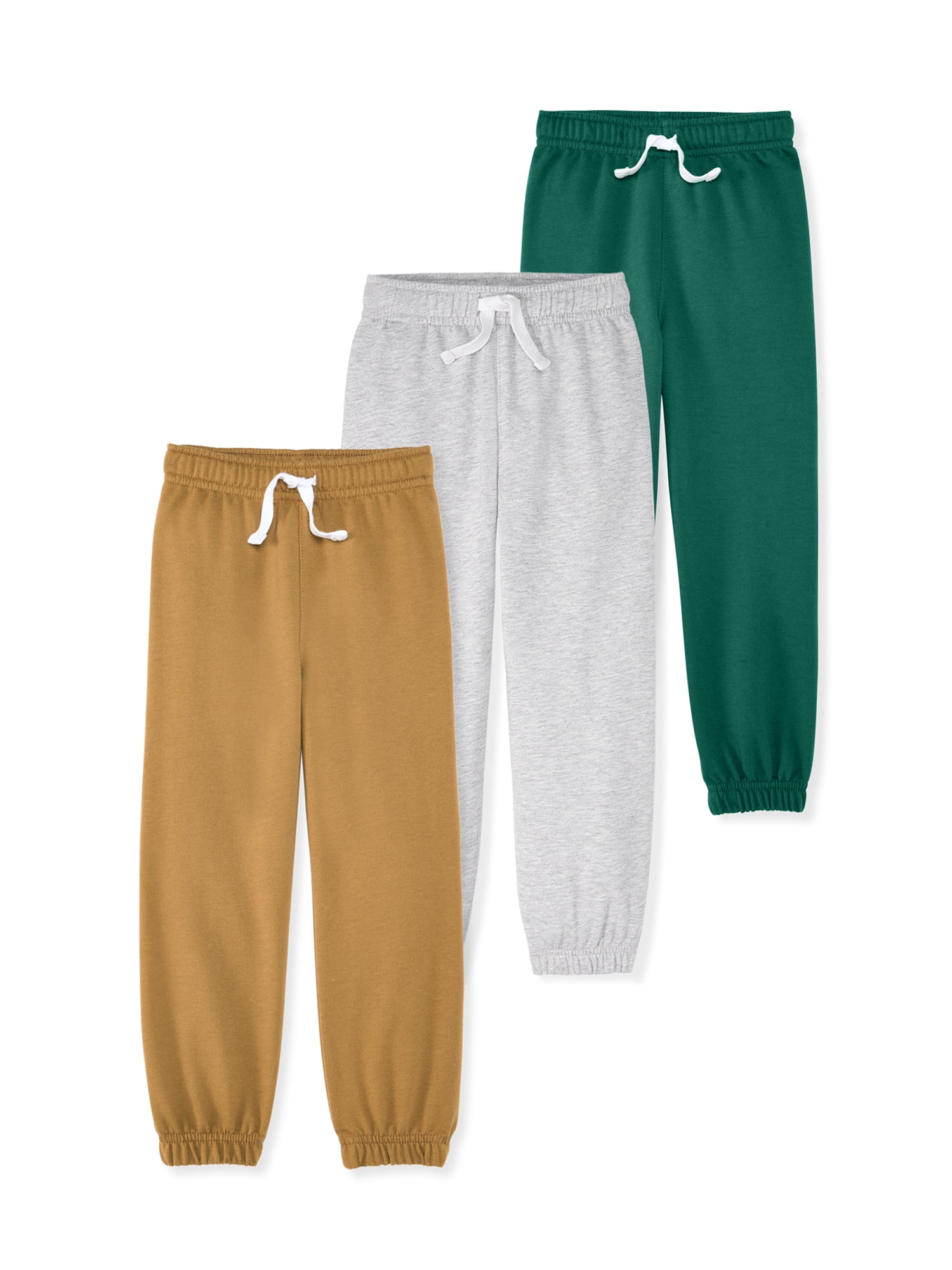 Baby & Toddler Boys French Terry Pull-On Joggers, Single & 3-Pack, Sizes 0-6T