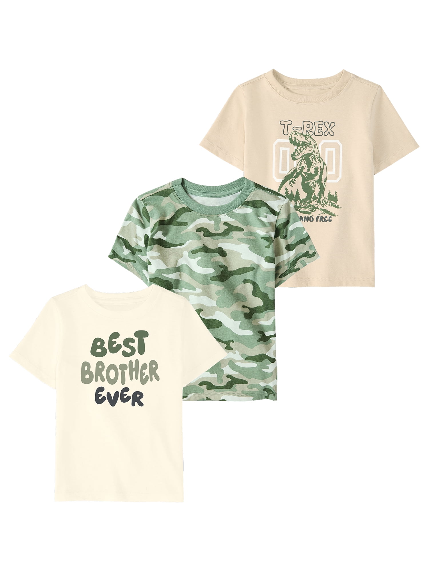 Baby & Toddler Boys Shirts, Single & 3-Pack, Sizes 0-6T
