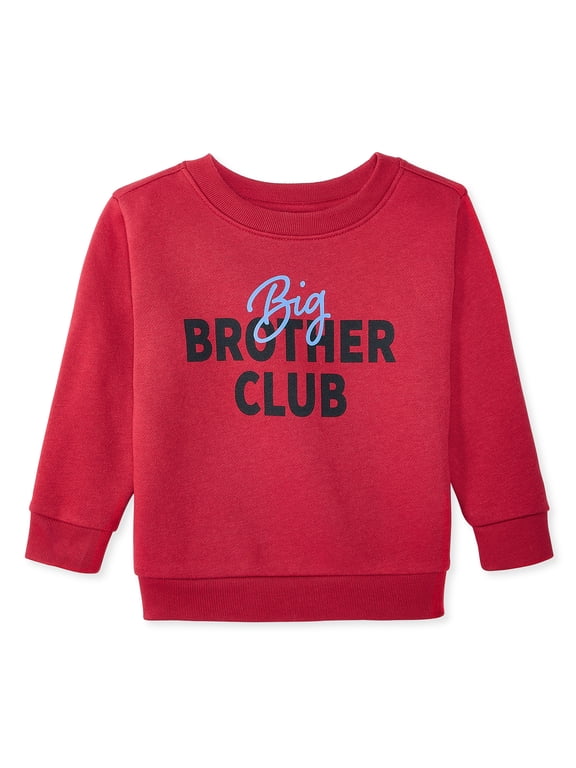 Baby & Toddler Boys Graphic Fleece Crewneck Sweatshirt, Sizes 0-6T