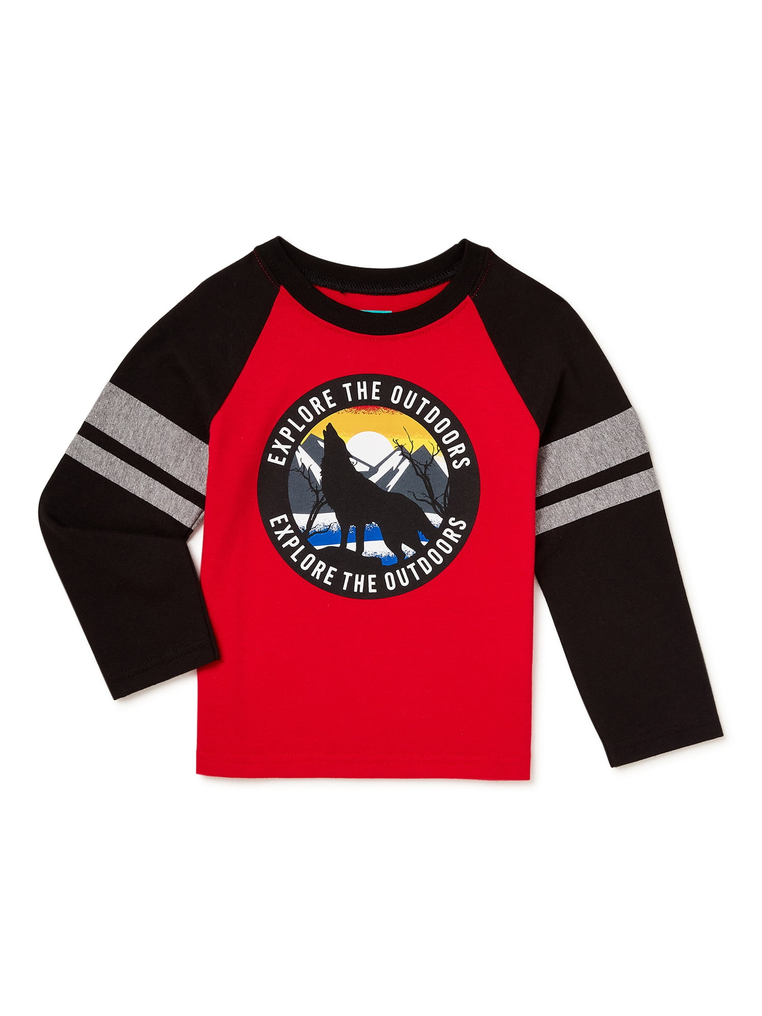 Garanimals Baby & Toddler Boys Long Sleeve Graphic TShirt, Sizes 12M